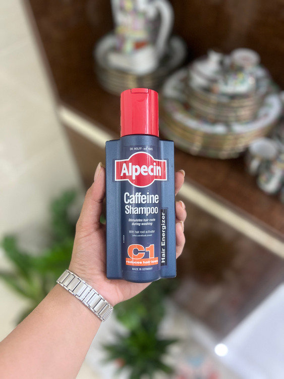 خرید آنلاین شامپو ضدریزش کافیین آلپسین